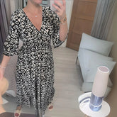 Margo - Boho V-Neck Dress